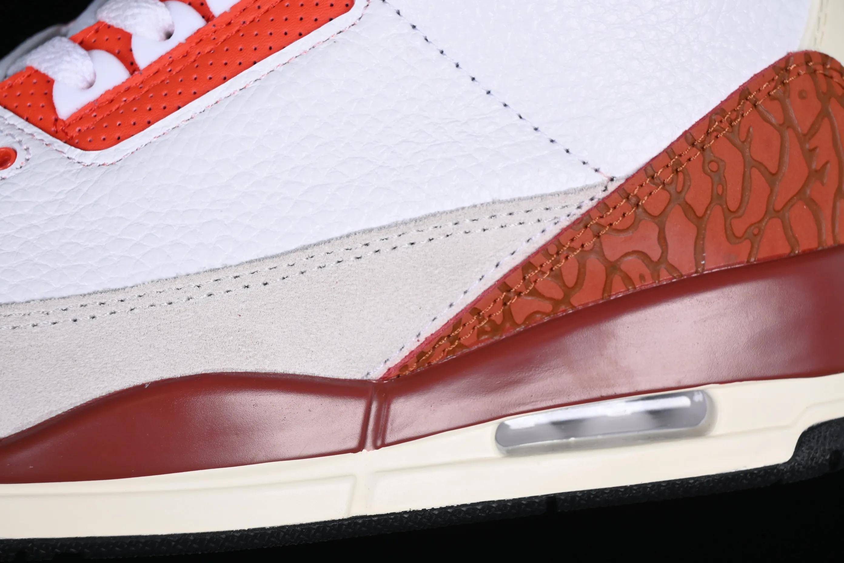 All categories Air Jordan Jordan series basketball shoes Air Jordan 3 Air Jordan 3 Retro AJ3 Joe 3 red burst pattern DV7028-108